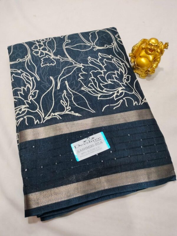 Dola Silk Saree – With Matching Blouse Piece - Image 7
