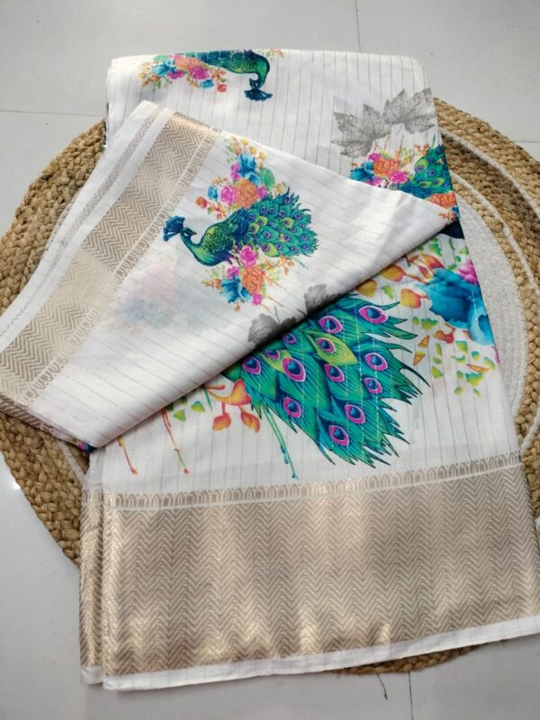Rico Zari Dola silk saree - Image 9