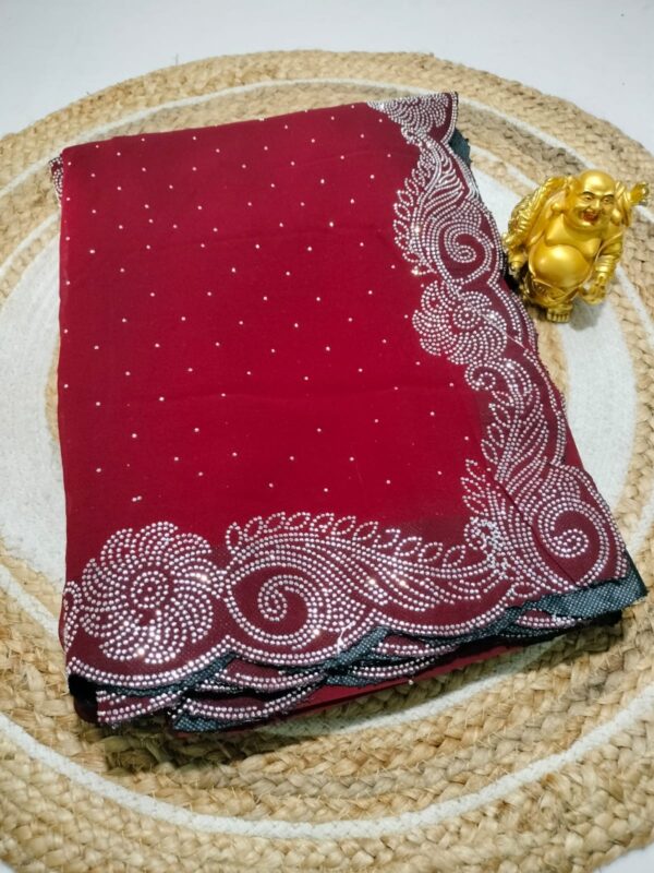 Stonework saree collection