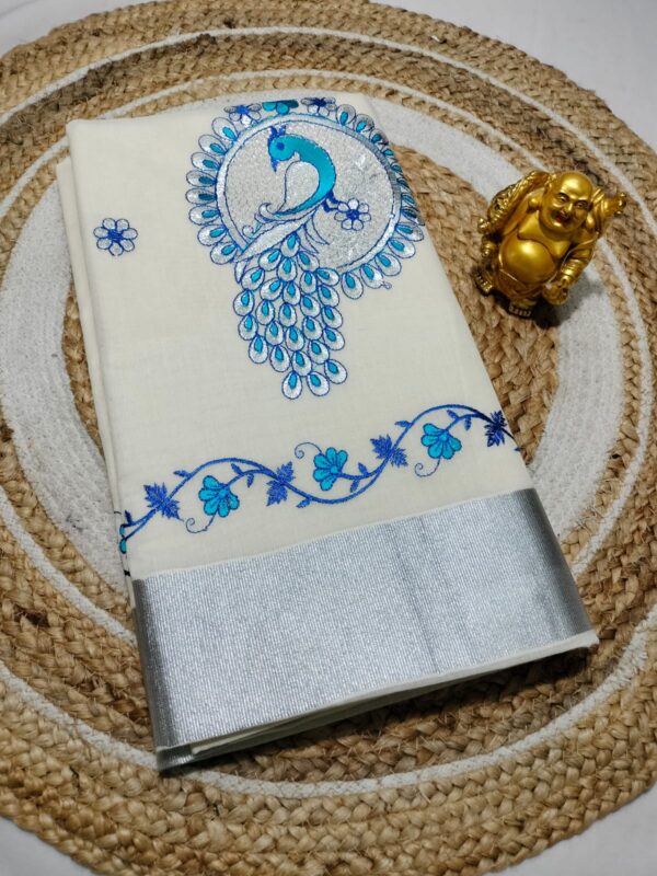 😍 Onam special pure Saree Collection 😍 - Image 4