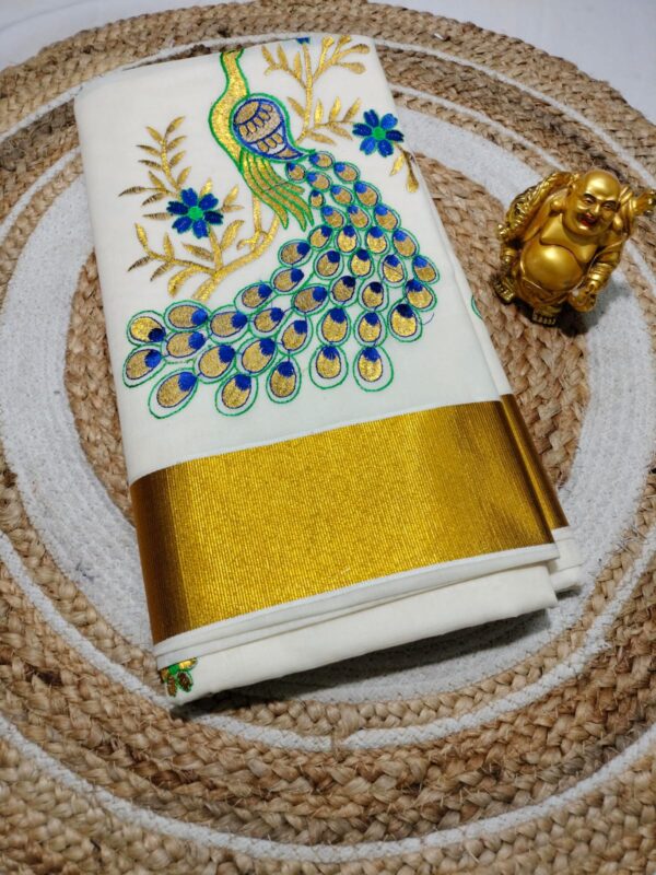 😍 Onam special pure Saree Collection 😍 - Image 3