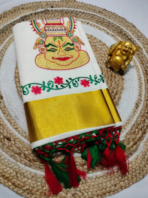 💕Onam pure cotton saree💕