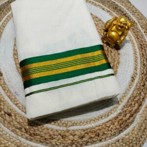 ❤️ Onam special pure cotton saree ❤️