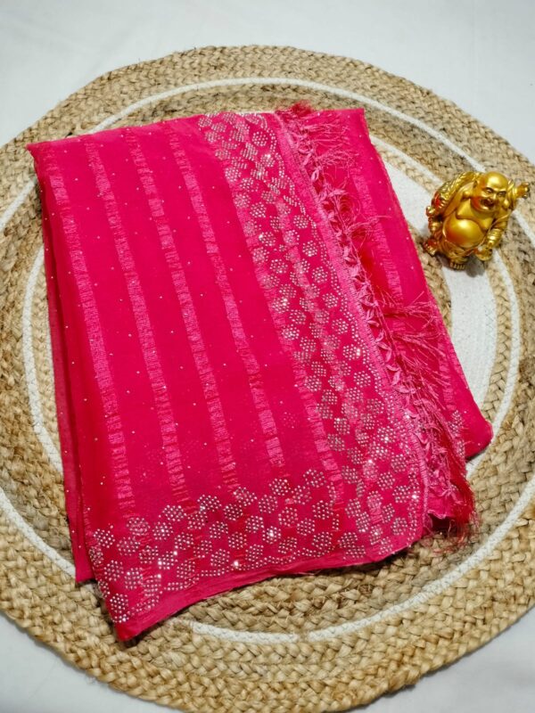 💕Stone work saree💕 - Image 2