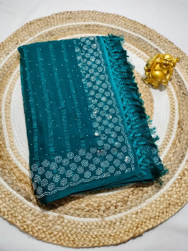 💕Stone work saree💕